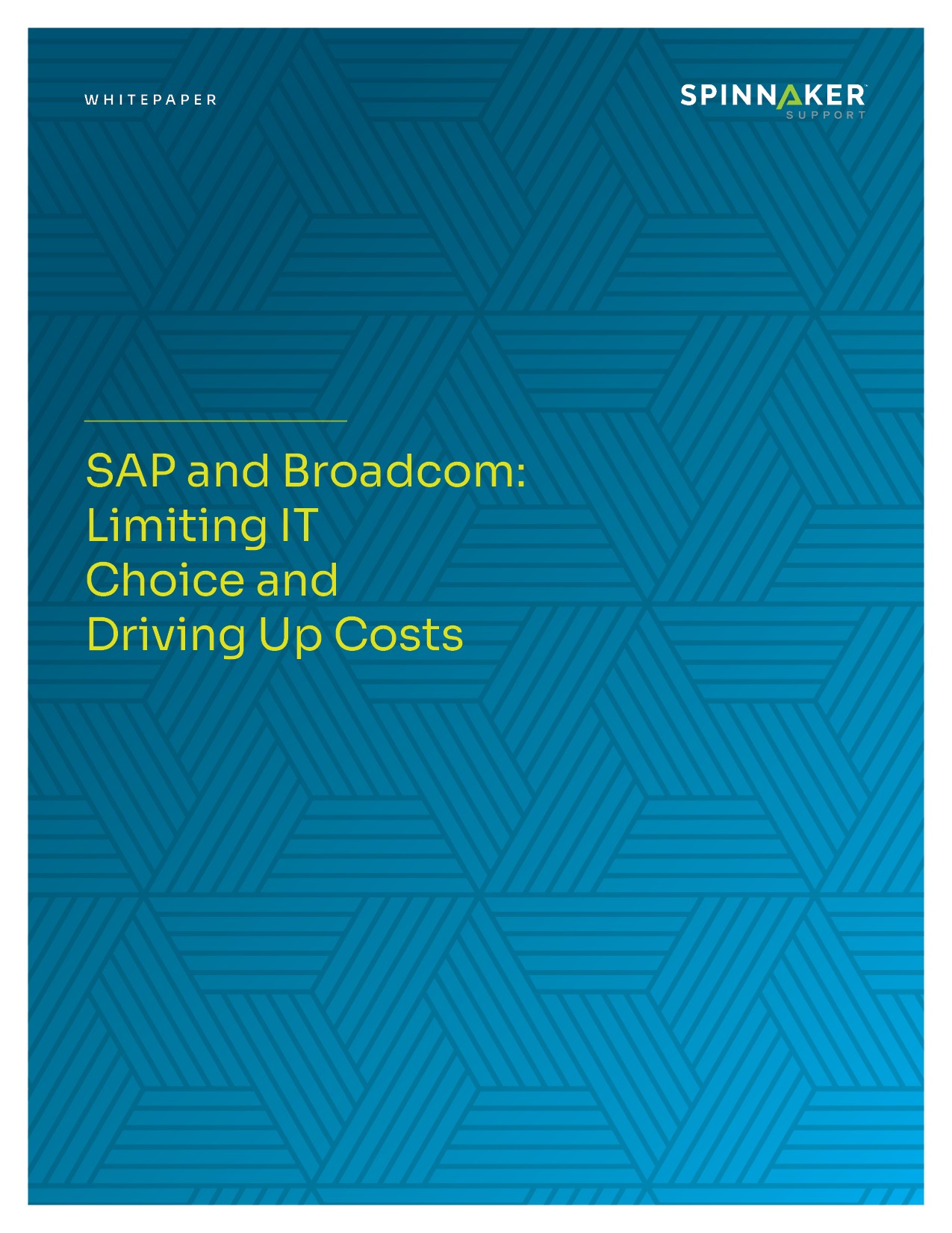 Spinnaker third-party support SAP and Broadcom whitepaper
